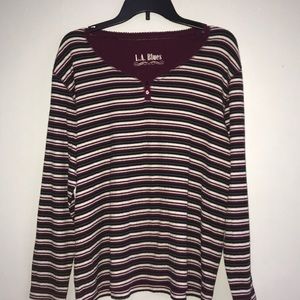 L.A Blues Long Sleeve Top Size L